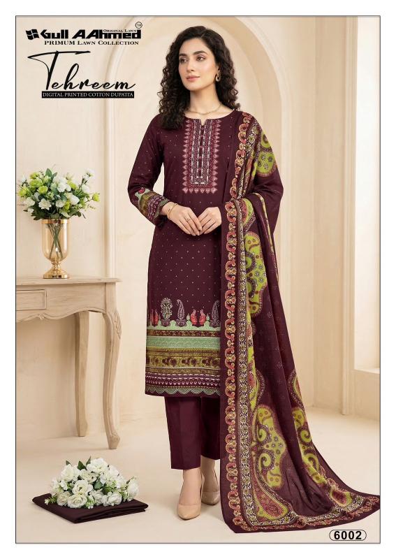 Gull aahmed tehreem vol- 6 dress material wholesale shops in hyderabad